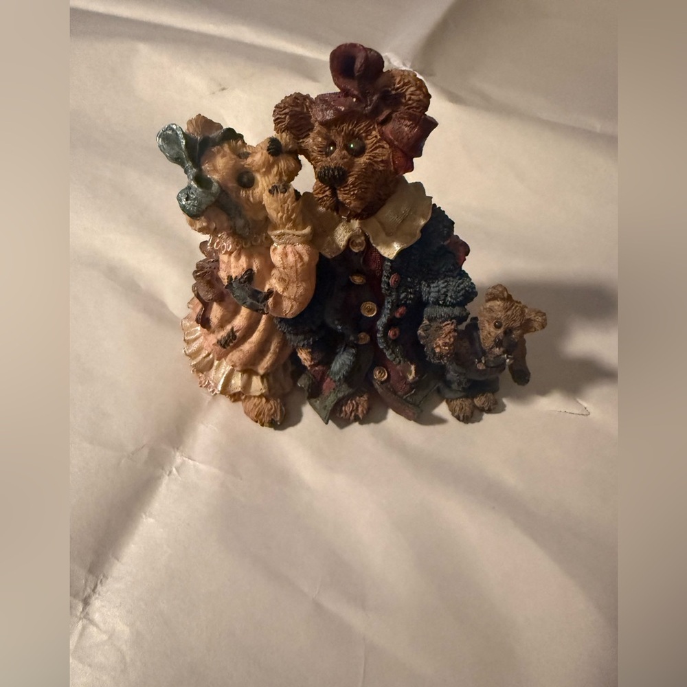 Vintage Boyd's Bears "Louella and Hedda The Secret" Figurine #227705 Resin 1993
